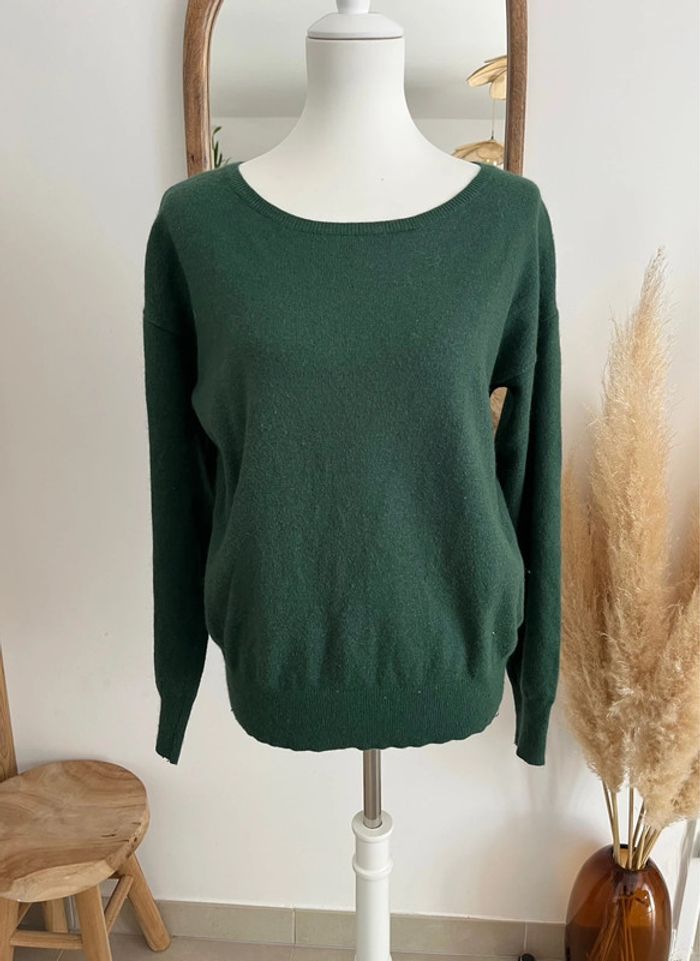 Pull vert foncé ArtLove - photo numéro 3