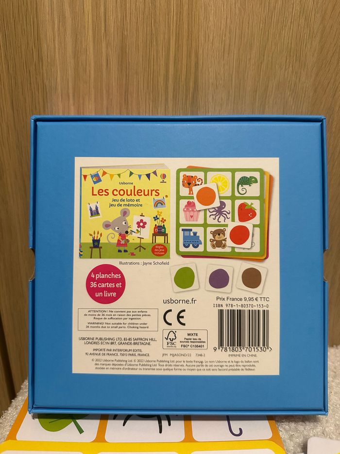 Jeu mon coffret livre et jeux les couleurs - photo numéro 3
