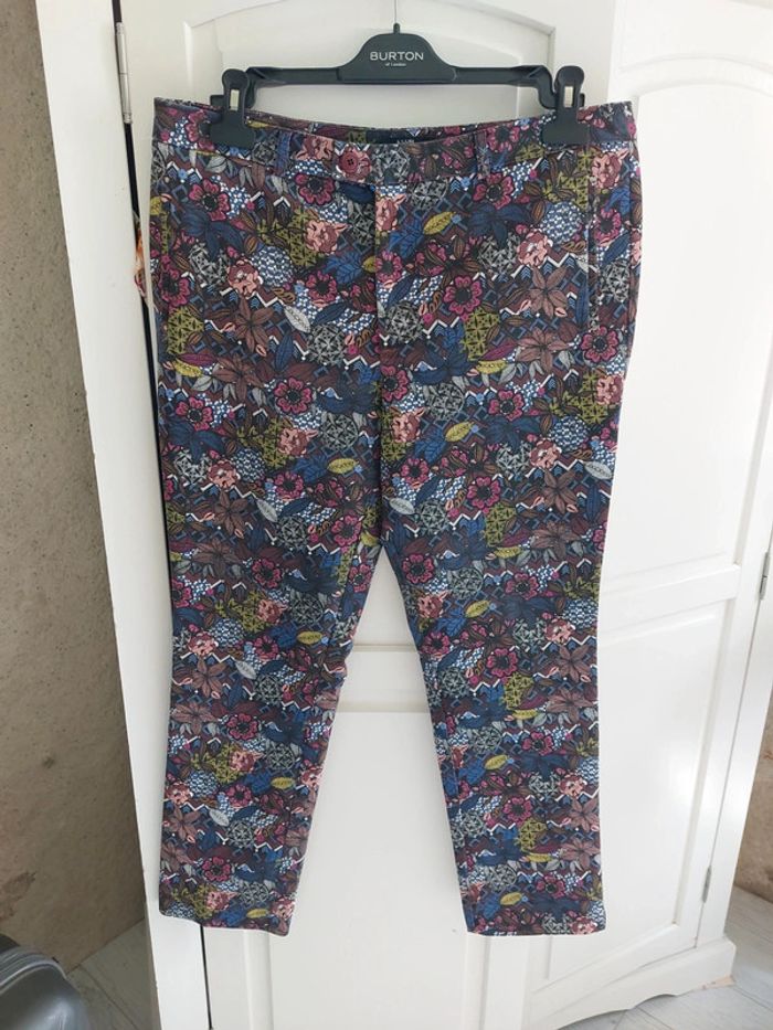 Pantalon skinny fit joli motif