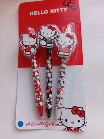 Stylos gel effaçable Hello Kitty 
