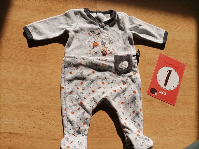 Pyjama velours sergent major