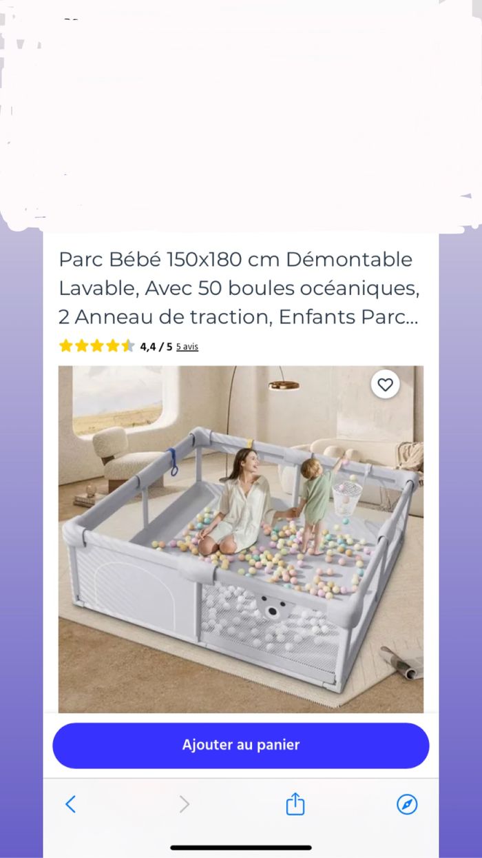 Parc bébé