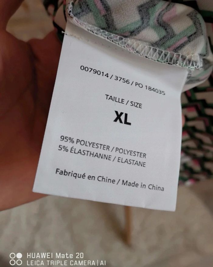 💕Jolie top asymétrique motif chevron femme TXl / 42 mosquitos 💕 - photo numéro 7