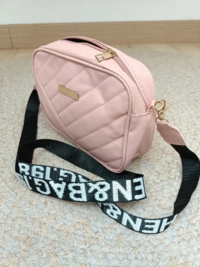 Sac à main rose poudré neuf - photo numéro 5