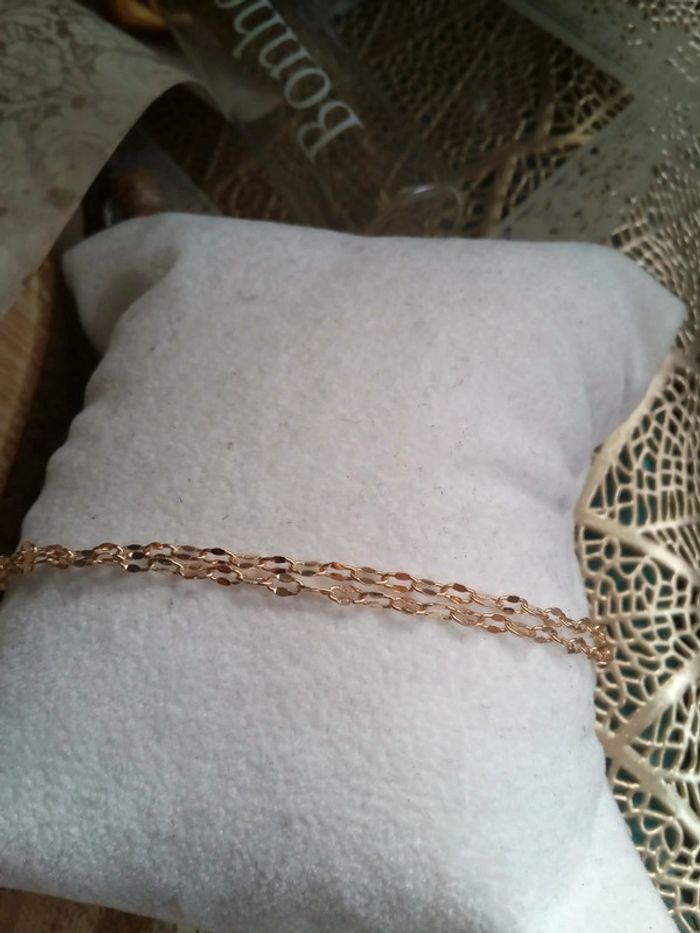 Chaîne de cheville dorée - photo numéro 3