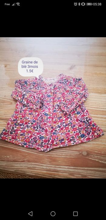 Blouse fille