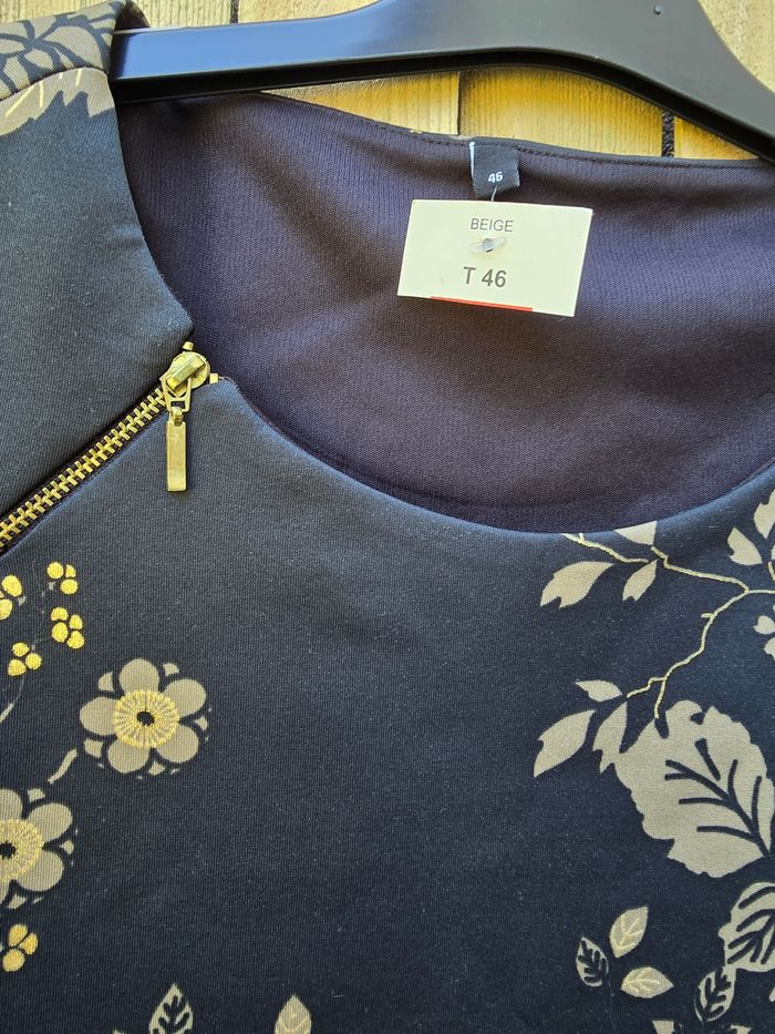 Robe neuve étiquette 🍒vintage 90🍒jamais portée taille 46 - photo numéro 5