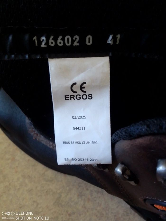Chaussures hautes de sécurité - photo numéro 8