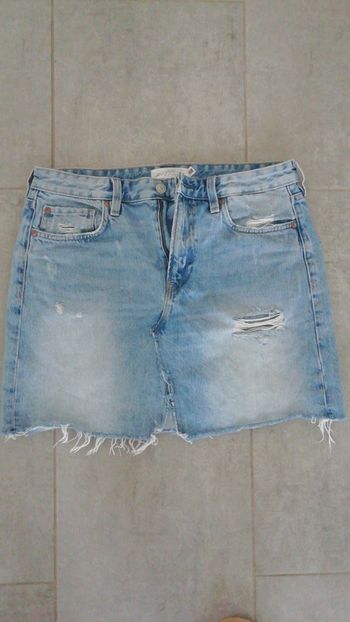 Jupe en jean courte