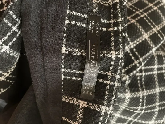 Jupe courte écolière zara - photo numéro 3