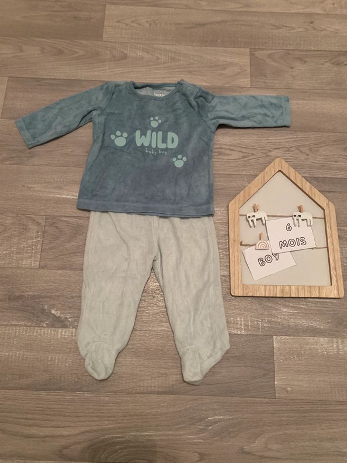 Pyjama deux pièces bleu