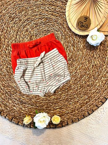 Lot shorts 3 mois