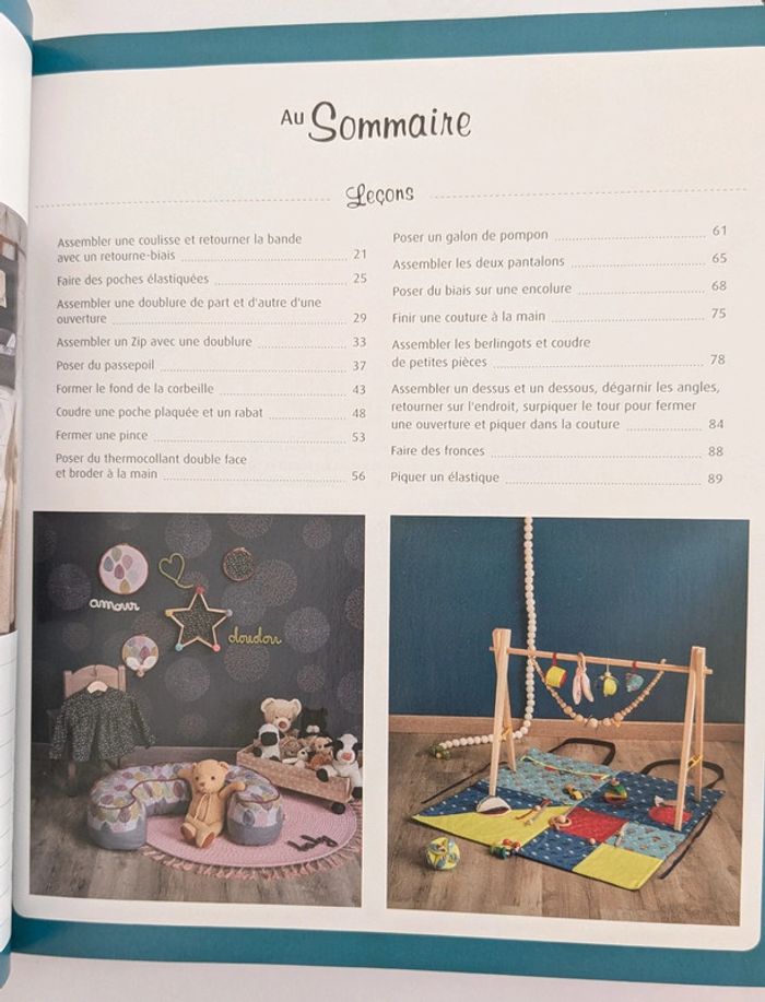 Livre j'apprends à coudre pour bébé avec patrons - photo numéro 5