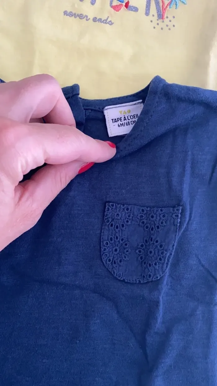 Lot de 5 tee shirt fille TAO - photo numéro 6