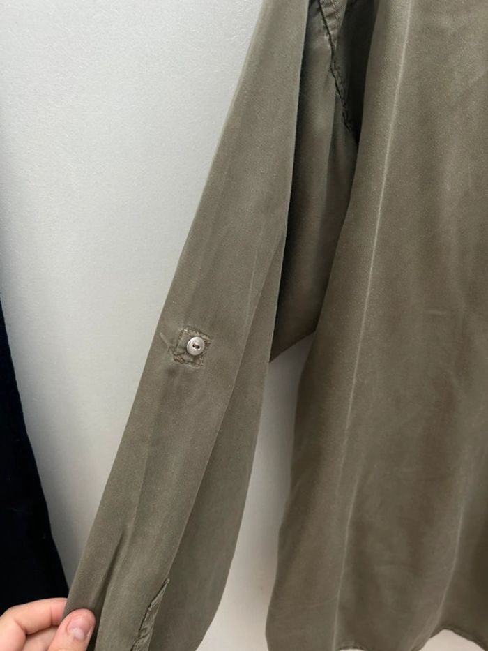 Chemise kaki Zara taille M - en très bon état style militaire - photo numéro 6