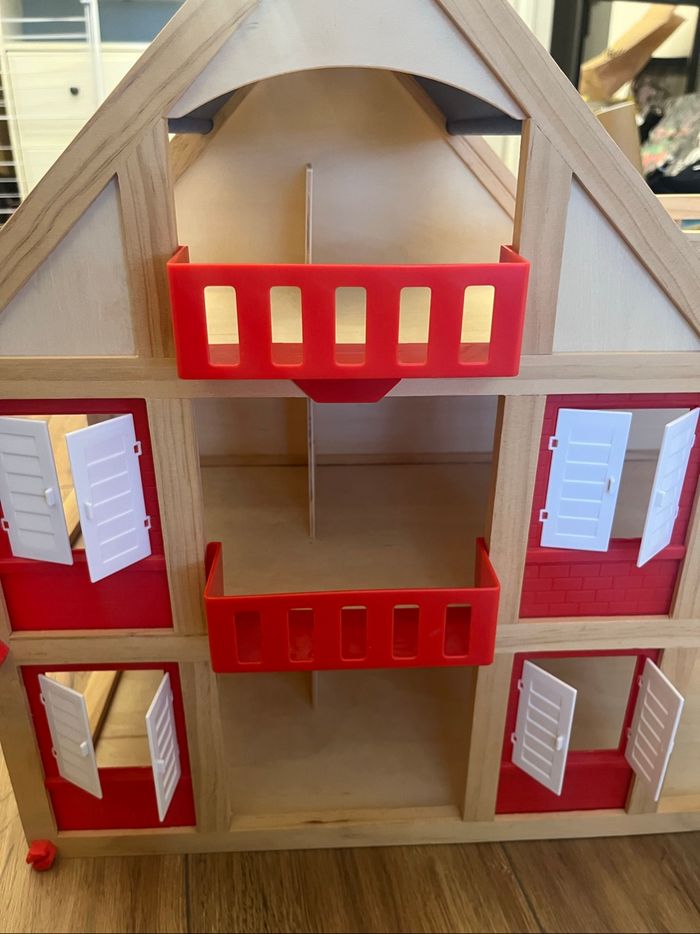 Maison de poupée en bois transportable Playtive - photo numéro 2