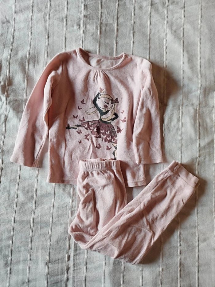 pyjama 2 pièces en velours 6 ans