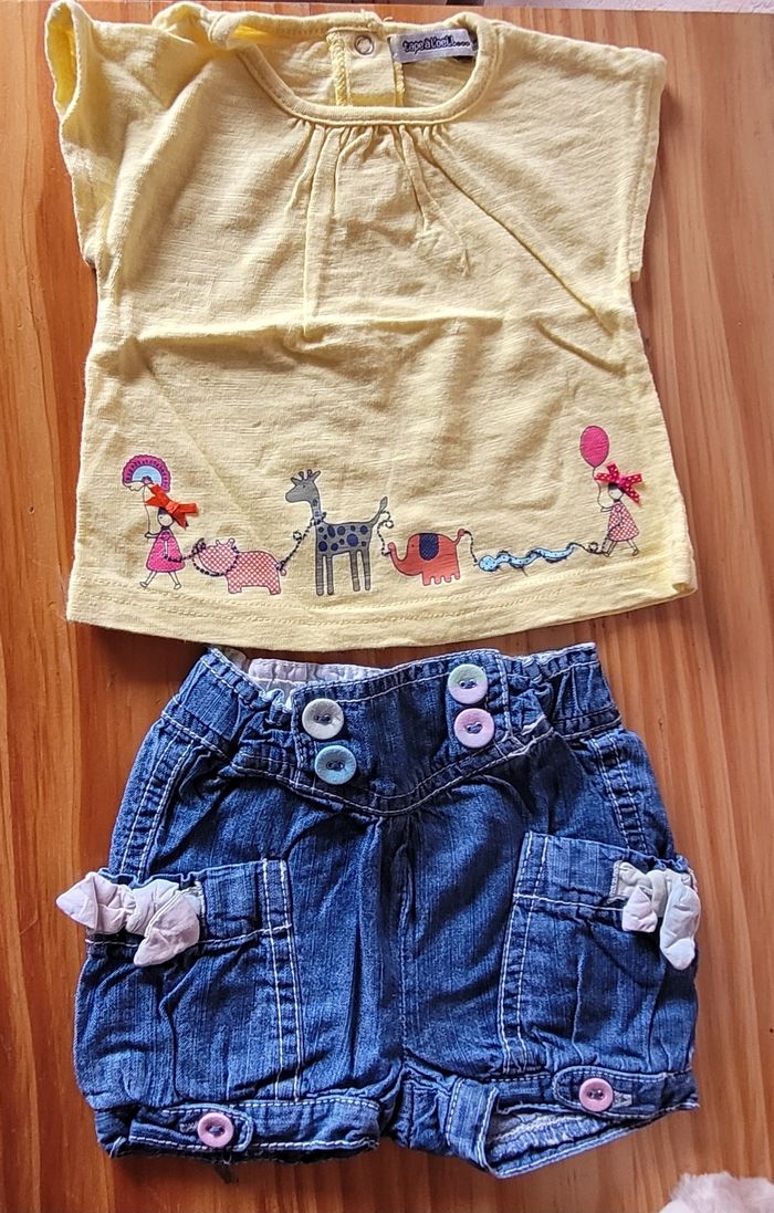 Ensemble short et tee-shirt