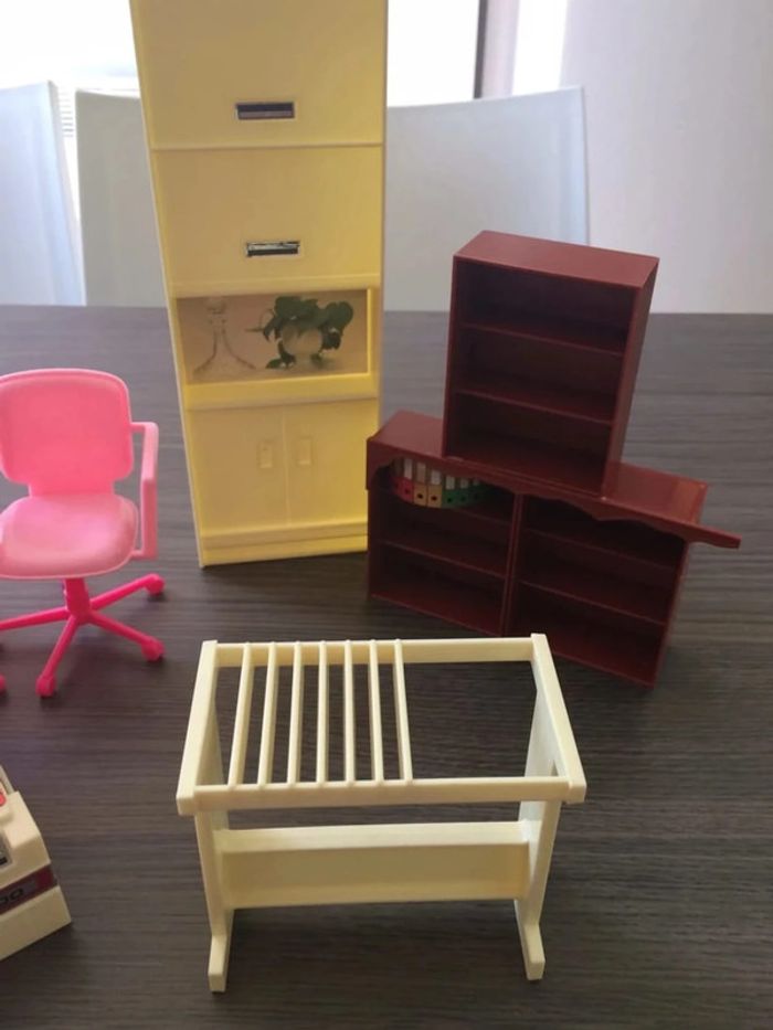 barbie vintage office play set arco mattel - photo numéro 3