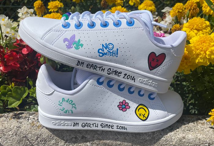 Basket Customisées Graffiti - photo numéro 4