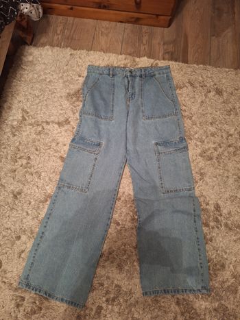 Jean femme jambes larges taille 40