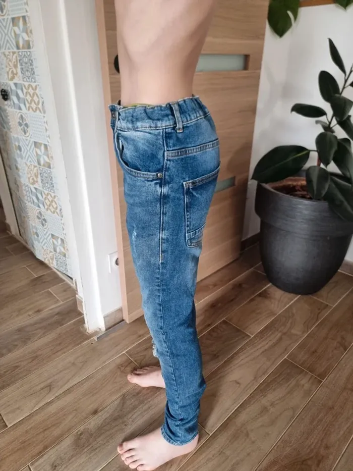 Jean Creeks effet usé/troué 14 ans - photo numéro 4