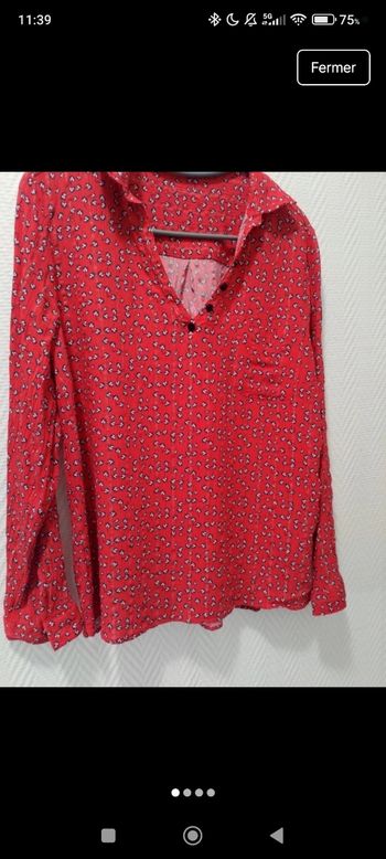 Chemise manches longues femme gemo