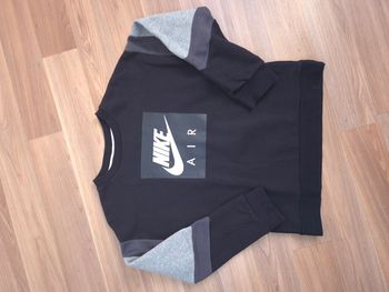 Sweat Nike Air noir gris enfant taille L 147-158 cm