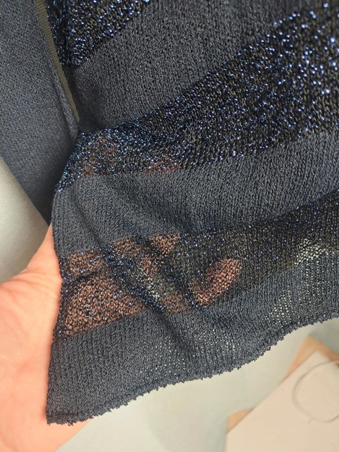 Liu Jo pull fin marine T.38/40 neuf - photo numéro 7