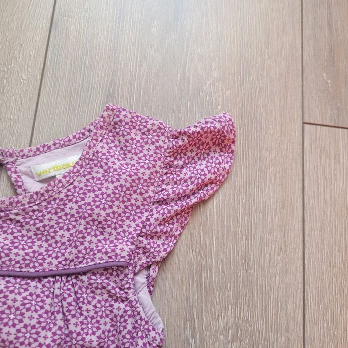 Tres jolie robe fluide violette. Fille 2 ans. Marque Vertbaudet - photo numéro 2