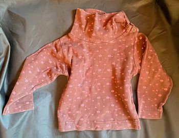 Haut col roulé fille – Taille 12-18 mois – 3 Suisses – Bon état