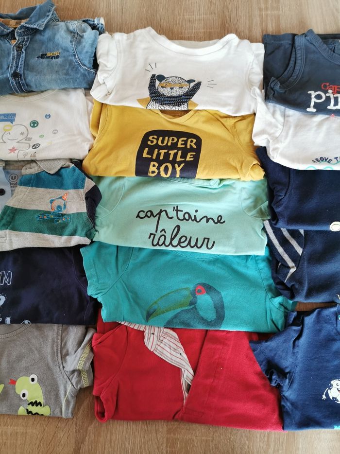 Lot tee shirt 6 mois - photo numéro 3