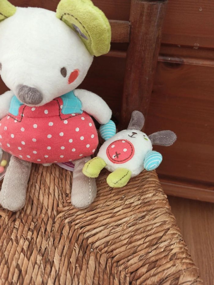 Doudou souris pommette tbe - photo numéro 3