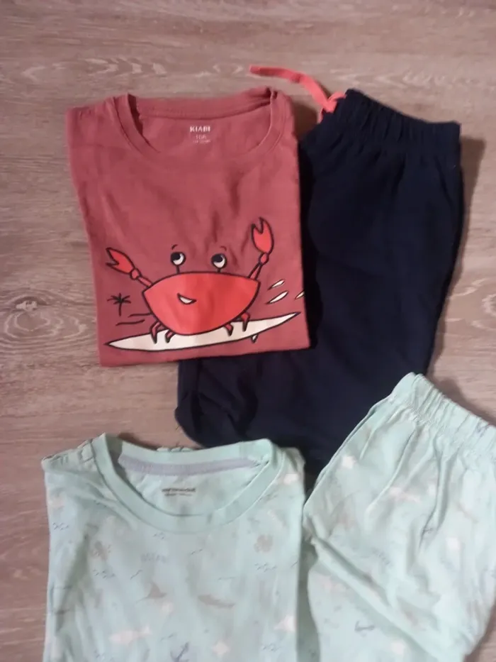 Pyjamas été garçon 10 ans - photo numéro 4