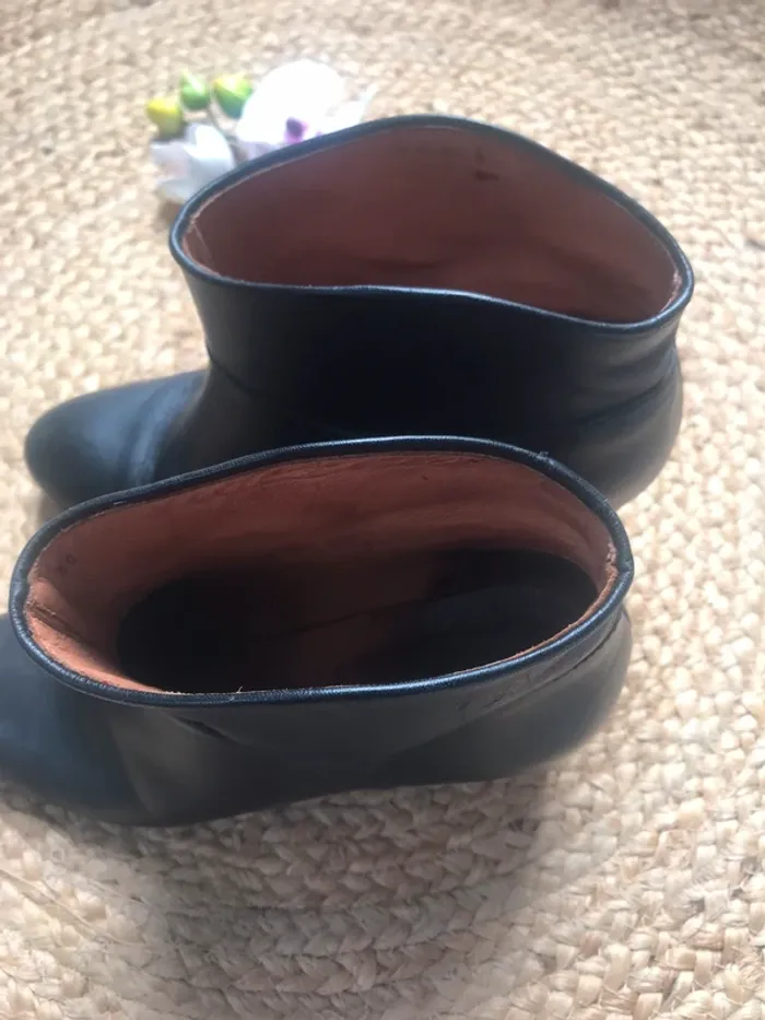 Low Boots bottines Balzac cuir noir - photo numéro 3