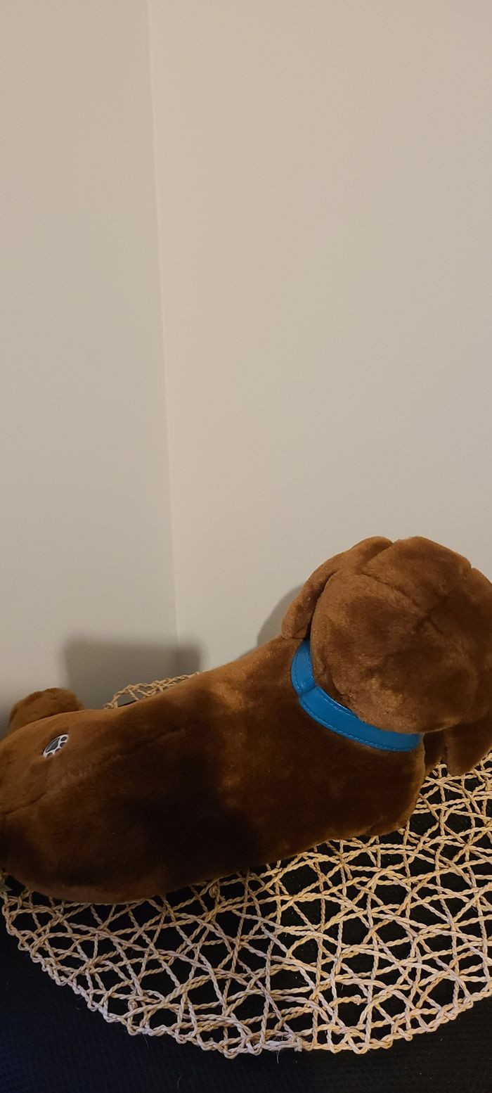 Peluche interactive NINTENDOGS Puppy Dog de 33 cm, adorable chien couché qui remue la queue - photo numéro 8