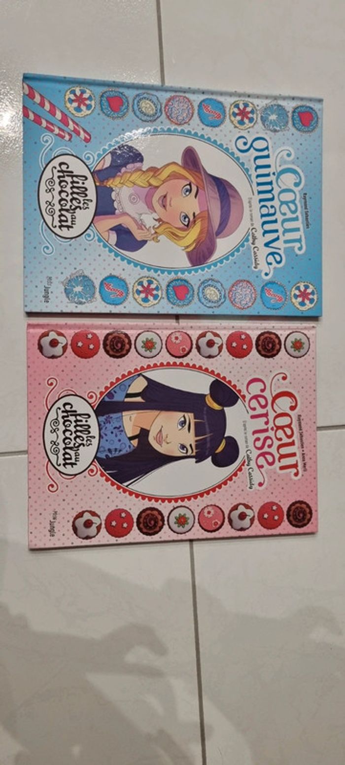 Lot de 2 livres Les Filles au Chocolat Tome 1 et 2