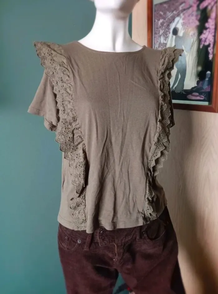 Blouse kaki S - photo numéro 7