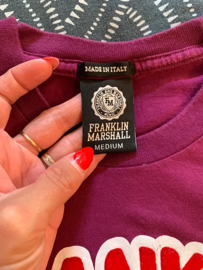 T-shirt Franklin Marshall taille M - photo numéro 3