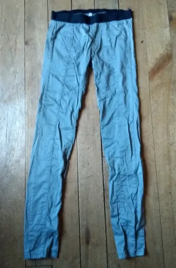 Pantalon tissu gris style legging gris RVCA taille S