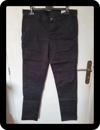 Chino noir Homme