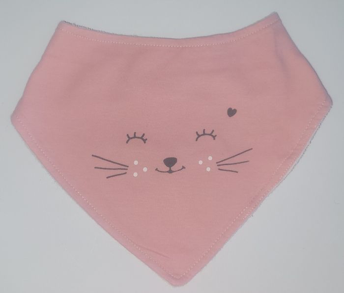 Lot 3 bavoirs bandana fille - photo numéro 4