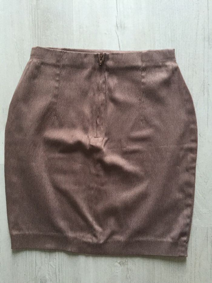 218-Jupe marron T 40-L - photo numéro 4