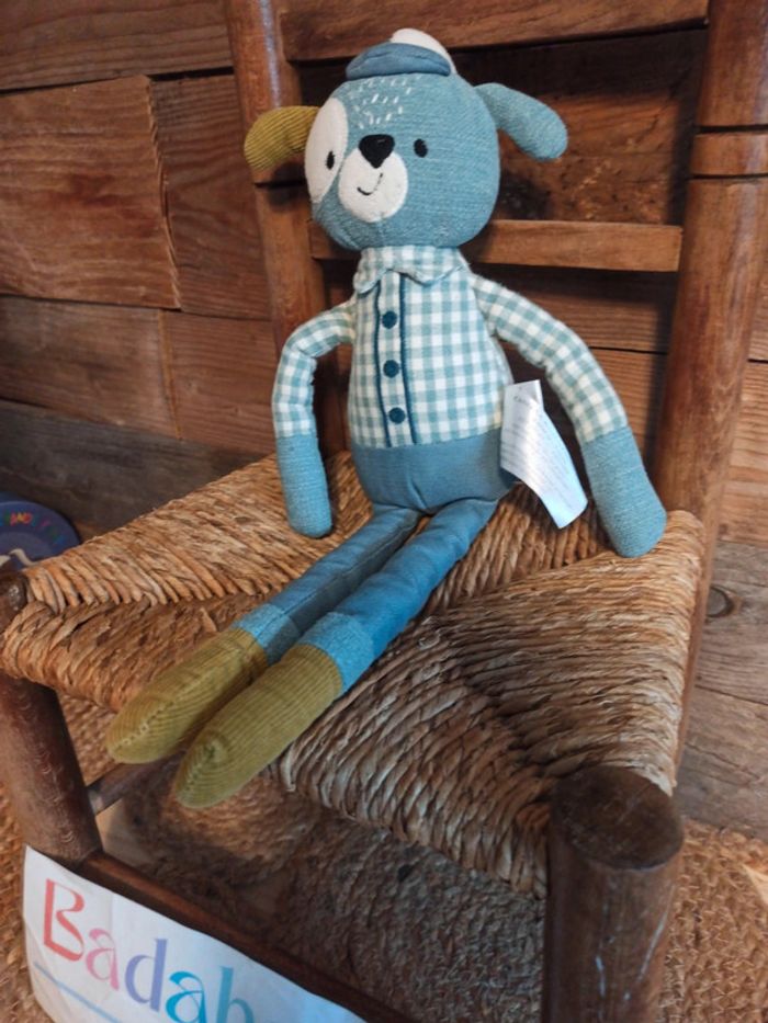 peluche ours Gustave Cades Amadeus be - photo numéro 3