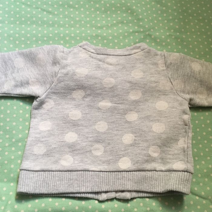Gilet petit bateau 6mois gris - photo numéro 3