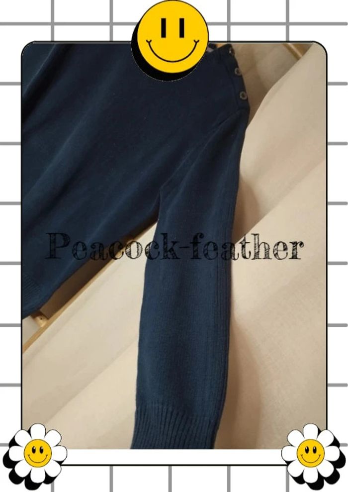 Pull bleu xxl/44 owk homme - photo numéro 6