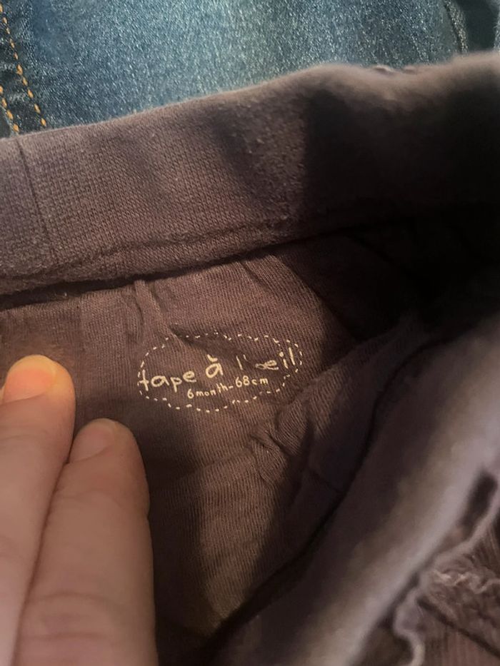 Lot de pantalons/jeans bébé 6 mois - photo numéro 7