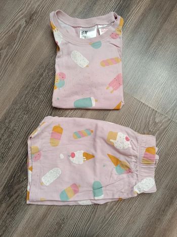 Pyjama short fille marque h&M taille 98 cm