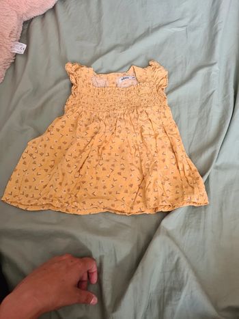 Robe légère d'été jaune