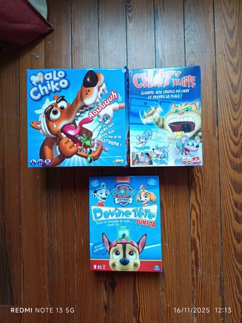 Noël : lot jeux divers dès 4 ans